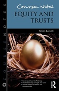 Cover: Course Notes: Equity and Trusts - Routledge