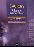 Cover: 3 voices Advent & Weihnachten - Helbling