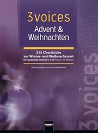 Abbildung von: 3 voices Advent & Weihnachten - Helbling