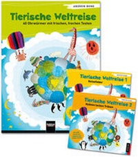 Abbildung von: Tierische Weltreise, Paket (Buch und 2 Lieder-CDs) - Helbling