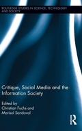 Cover: Critique, Social Media and the Information Society - Routledge