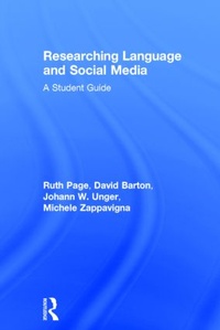 Enlarge image Cover: Researching Language and Social Media - Routledge