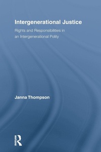 Enlarge image Cover: Intergenerational Justice - Routledge