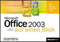 Enlarge image Cover: Microsoft Office 2003 auf einen Blick - Microsoft