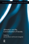 Cover: Alienation and the Carnivalization of Society - Routledge