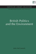 Cover: British Politics and the Environment - Routledge