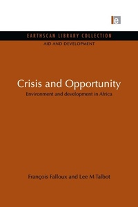Enlarge image Cover: Crisis and Opportunity - Routledge