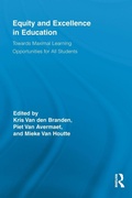 Cover: Equity and Excellence in Education - Routledge
