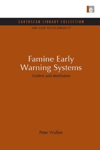 Enlarge image Cover: Famine Early Warning Systems - Earthscan Ltd
