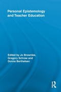 Cover: Personal Epistemology and Teacher Education - Routledge