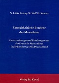 Cover: Umweltkritische Bereiche des Maisanbaus - Kovac, Dr. Verlag