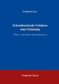 Cover: Eckenabsuchende Verfahren unter Entartung - Kovac, Dr. Verlag