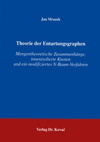 Abbildung von: Theorie de Entartungsgraphen - Kovac, Dr. Verlag