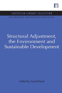 Enlarge image Cover: Structural Adjustment, the Environment and Sustainable Development - Earthscan Ltd