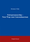 Cover: Entrepreuneurship - Neue Wege zum Unternehmertum - Kovac, Dr. Verlag