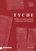 Cover: Tyche - Band 24 - Holzhausen Verlag