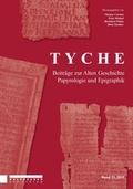 Cover: Tyche - Band 25 - Holzhausen Verlag