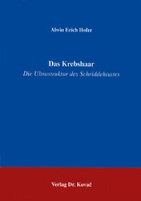 Abbildung von: Das Krebshaar - Kovac, Dr. Verlag