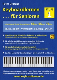 Enlarge image Cover: Keyboardlernen für Senioren (Stufe 1) - BoD - Books on Demand