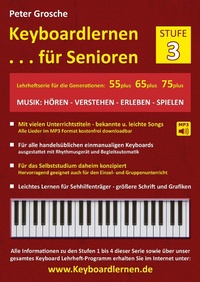 Enlarge image Cover: Keyboardlernen für Senioren (Stufe 3) - BoD - Books on Demand