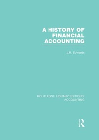 Enlarge image Cover: A History of Financial Accounting (RLE Accounting) - Routledge