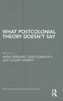 Cover: What Postcolonial Theory Doesn't Say - Routledge