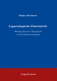 Abbildung von: Laparoskopische Fluorometrie - Kovac, Dr. Verlag