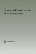 Cover: Causes and Consequences of Word Structure - Routledge