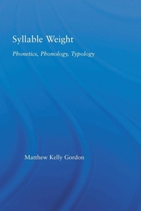 Enlarge image Cover: Syllable Weight - Routledge