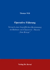 Enlarge image Cover: Operative Führung - Kovac, Dr. Verlag
