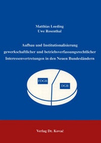 Abbildung von: Aufbau und Institutionalisierung gewerkschaftlicher und betriebsverfassungsrechtlicher Interessenvertretungen in den Neuen Bundesländern - Kovac, Dr. Verlag