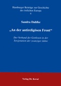 Cover: An der antireligi&ouml;sen Front - Kovac, Dr. Verlag