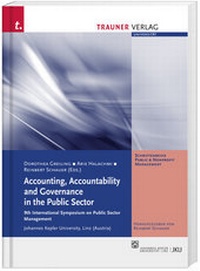 Enlarge image Cover: Accounting, Accountability and Governance in the Public Sector - Trauner Verlag