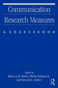 Cover: Communication Research Measures - Routledge