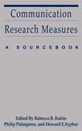 Cover: Communication Research Measures - Routledge