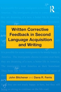 Enlarge image Cover: Written Corrective Feedback in Second Language Acquisition and Writing - Routledge