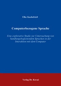 Abbildung von: Computerbezogene Sprache - Kovac, Dr. Verlag