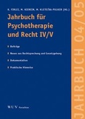 Cover: Jahrbuch f&uuml;r Psychotherapie und Recht - Facultas