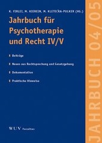 Abbildung von: Jahrbuch für Psychotherapie und Recht - Facultas