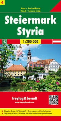 Abbildung von: Steiermark, Autokarte 1:200.000 - Freytag-Berndt und ARTARIA