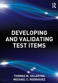 Cover: Developing and Validating Test Items - Routledge