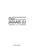 Cover: Das JAMAIS LU meines Gro&szlig;vaters - epubli