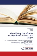 Cover: Identifying the African Entrepreneur - a success story - LAP Lambert Academic Publishing