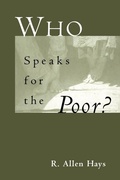 Cover: Who Speaks for the Poor - Routledge