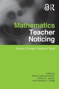 Cover: Mathematics Teacher Noticing - Routledge