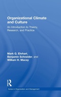 Cover: Organizational Climate and Culture - Routledge
