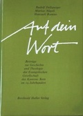Cover: Auf dein Wort - Berchtold-Haller