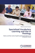 Cover: Specialized Vocabulary Learning and Use in Theology - LAP Lambert Academic Publishing