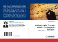 Enlarge image Cover: Implications for Creating Inclusive Environments in Choirs - LAP Lambert Academic Publishing