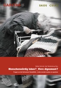 Cover: Menschenw&uuml;rdig leben? - Caritas-Verlag
